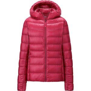Uniqlo Ultra Light Down Parka Puffer Jacket – Red, Women's S